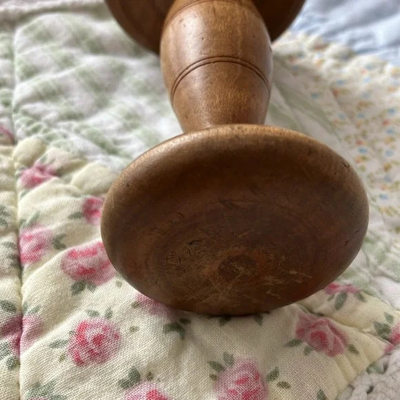 Vintage SEWING AND DARNING WOOD TOOL 4.5” x 2.5” - Toes and Heels MENDING ASSIST - Picture 6 of 8